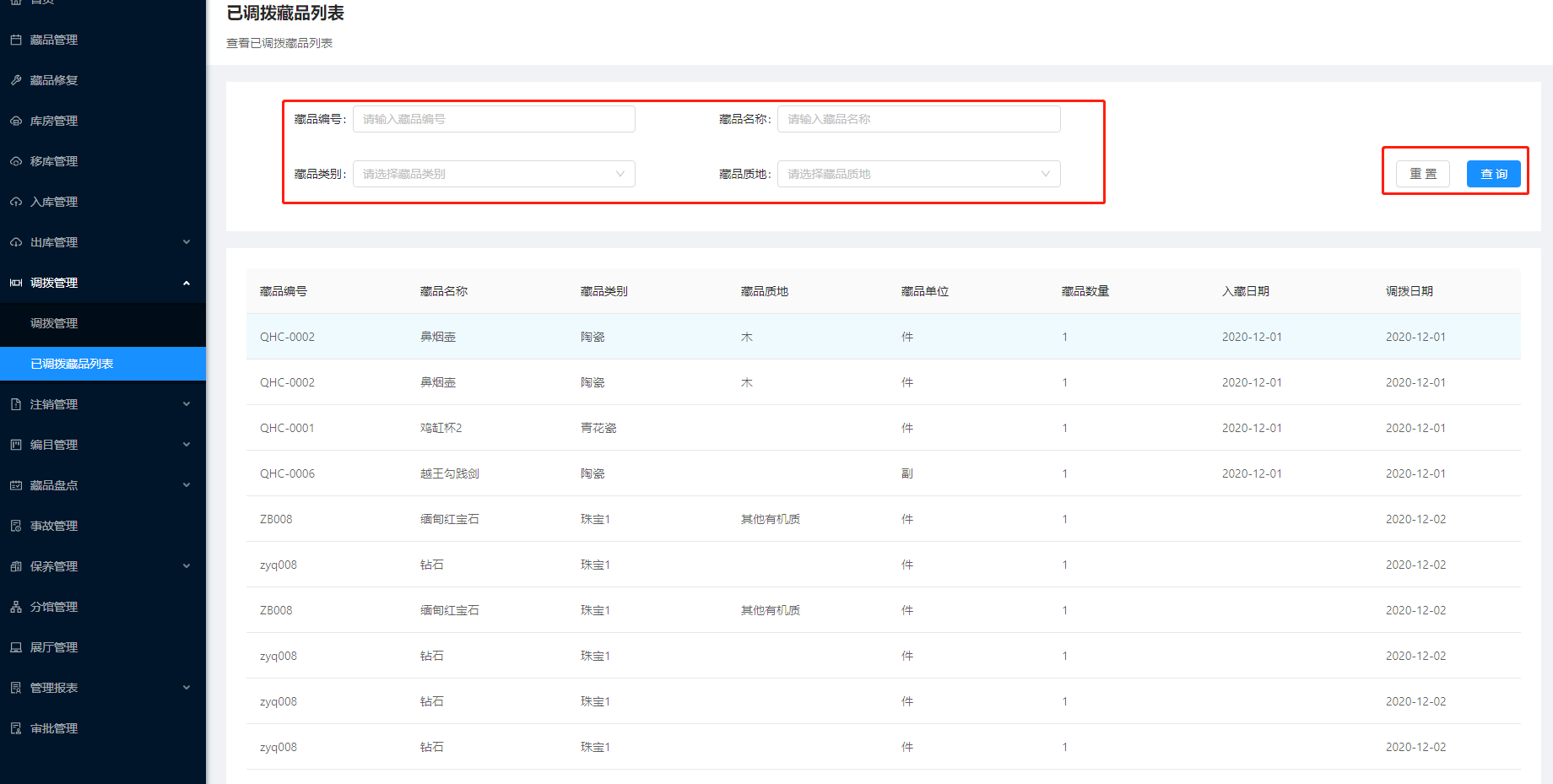 11.2已调拨藏品列表 - 图1