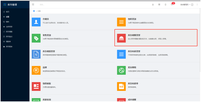 3.4 库存调整类型 - 图1