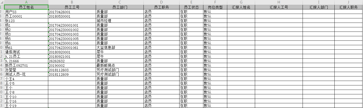 10.7 员工汇报关系检查报表 - 图3
