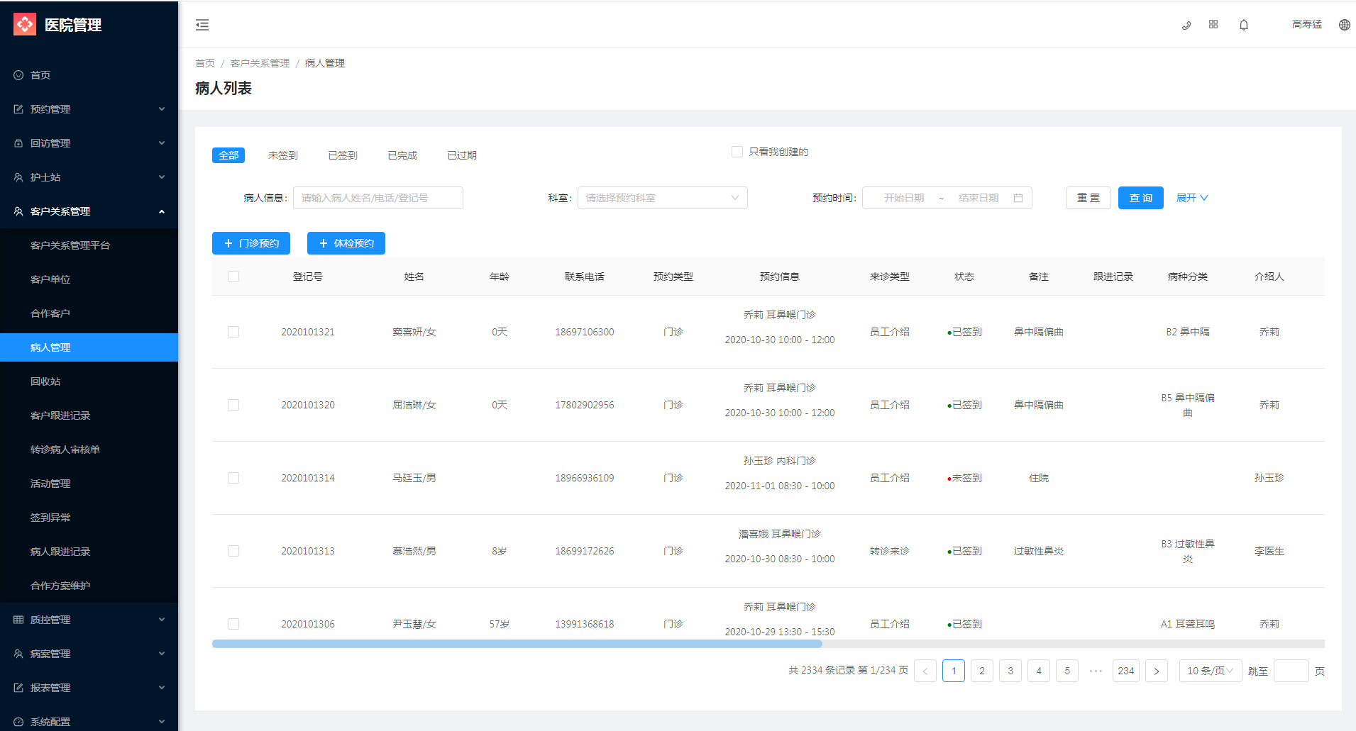 5.4 病人管理 - 图1