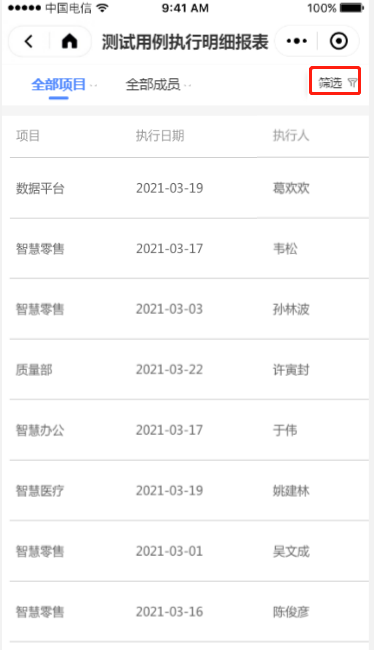 9.3 测试执行报表 - 图5