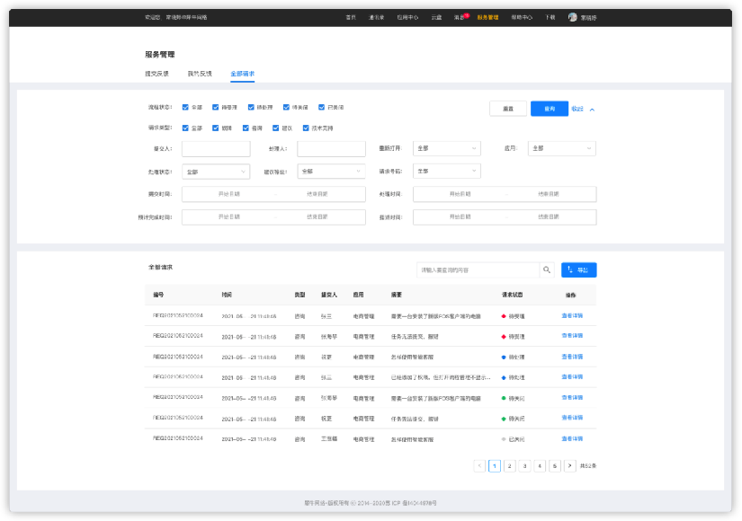 5.3服务管理-全部请求 - 图1